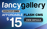 fancy flash cms